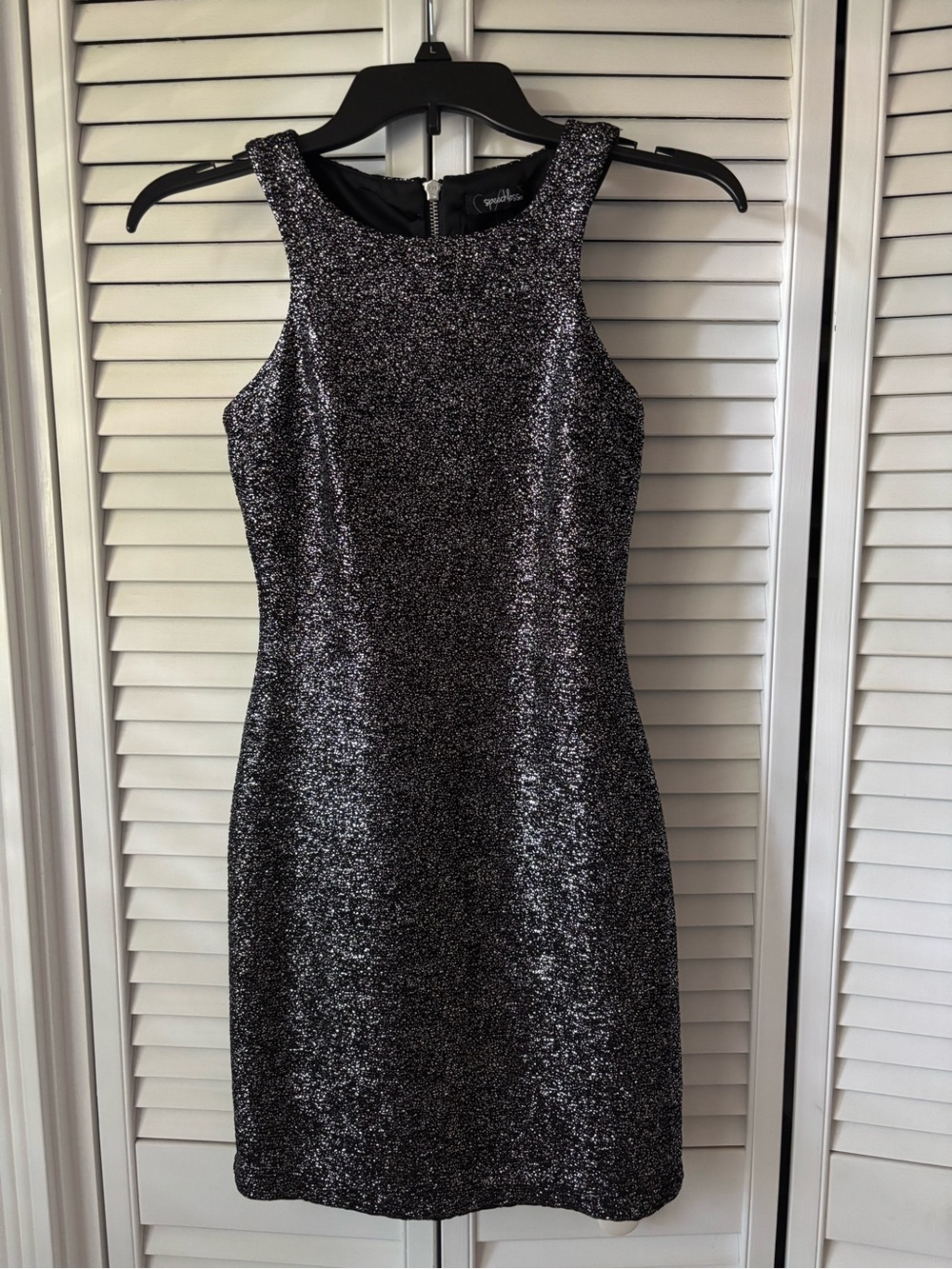 Sparkly Silver and Black Dress